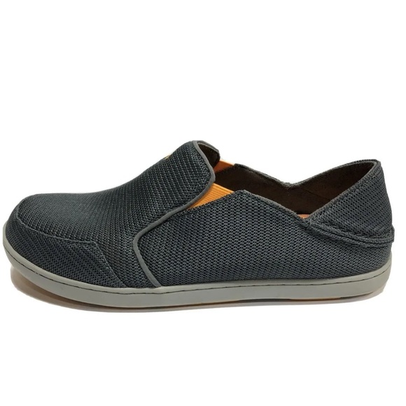 Olukai Men’s Nohea Slip-On Gray Sneakers, Size 11.5 M